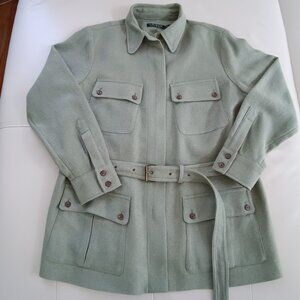 Lauren  Ralph Lauren Linen Blend Safari Jacket Blazer Fully Lined